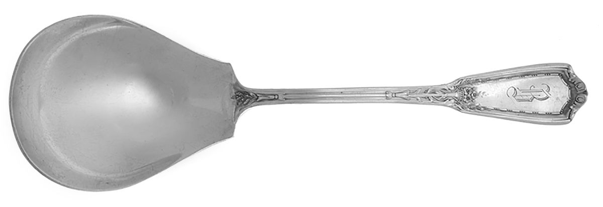 Louis XVI (Silverplate, 1926) Small Solid Berry/Casserole Spoon by Reed & Barton-1