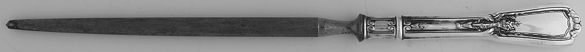 Louis XVI (Silverplate, 1926) Large Roast Steel Rod Knife Sharpener by Reed & Barton-1