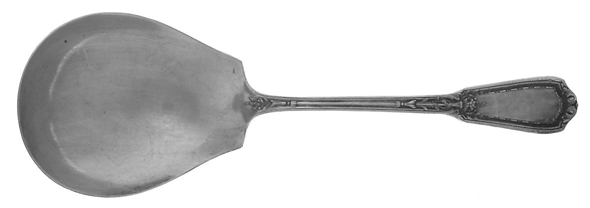 Louis XVI (Silverplate, 1926) Large Solid Berry/Casserole Spoon by Reed & Barton-1
