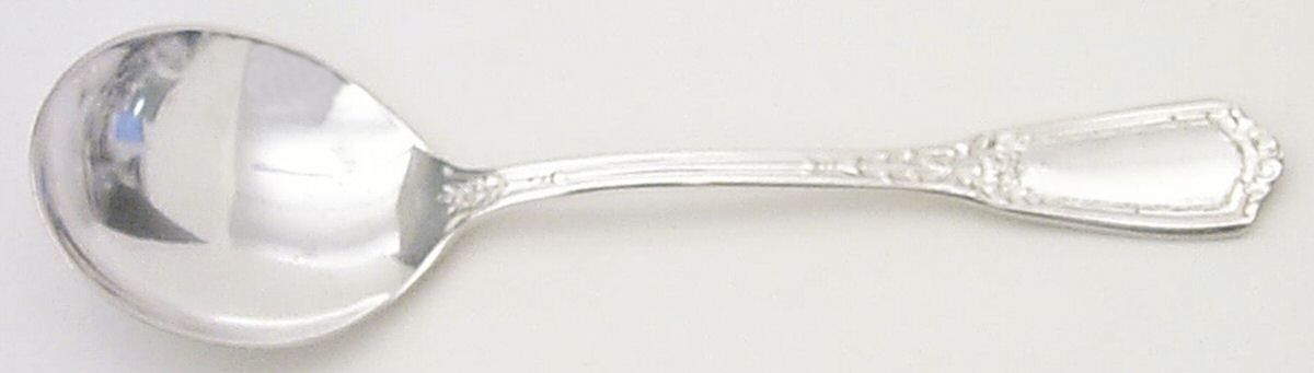 Louis XVI (Silverplate, 1926) Round Bowl Soup Spoon (Gumbo) by Reed & Barton-1