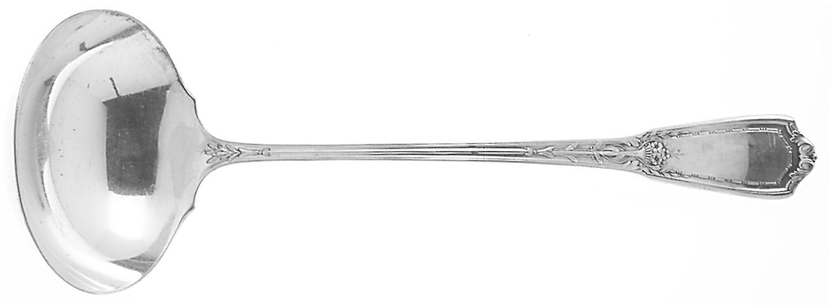 Louis XVI (Silverplate, 1926) Solid Soup Ladle by Reed & Barton-1