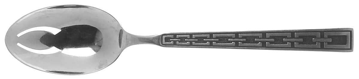 Lovelock (Stainless) Pierced Tablespoon (Serving Spoon) by Reed & Barton-1