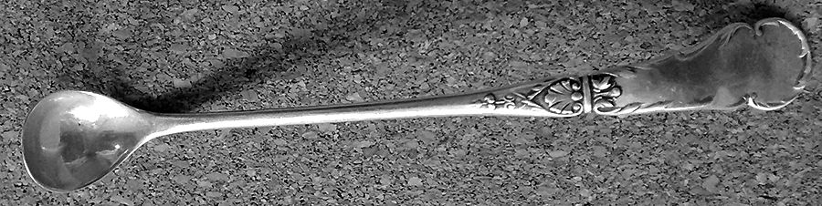 Luxembourg (Sterling, 1890, No Monograms) Mustard Spoon by Reed & Barton-1