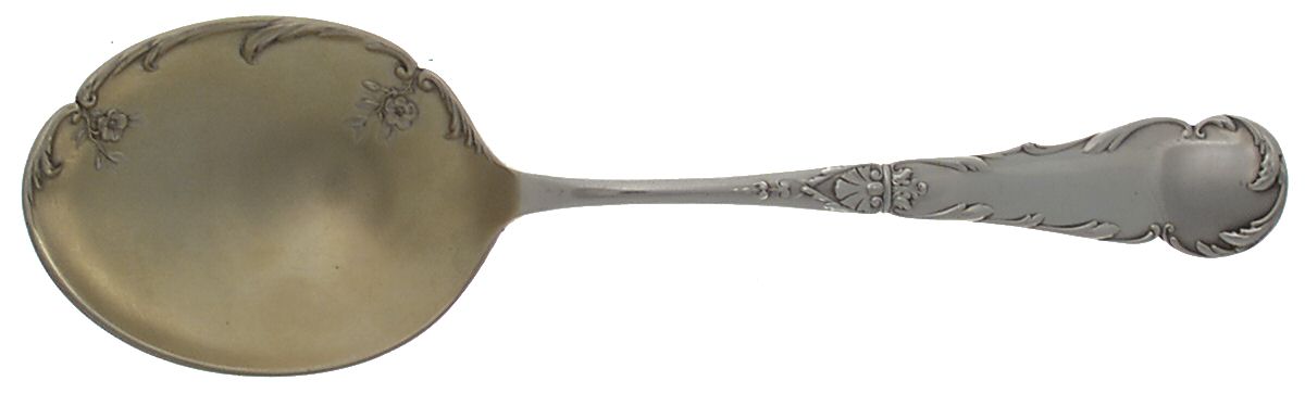 Luxembourg (Sterling, 1890, No Monograms) Large Solid Berry/Casserole Spoon by Reed & Barton-1