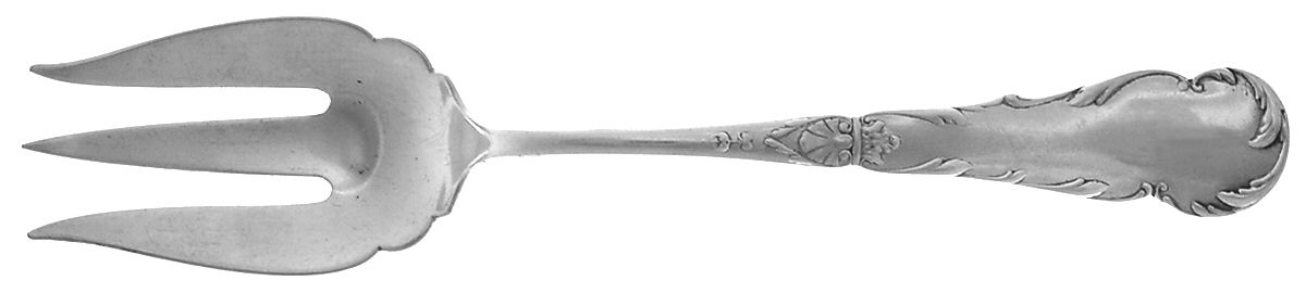 Luxembourg (Sterling, 1890, No Monograms) Solid Salad Serving Fork by Reed & Barton-1