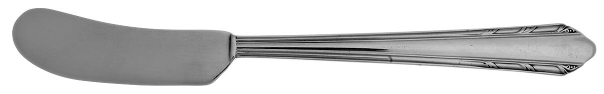 Madamoiselle (Silverplate) Flat Handle Butter Spreader by Reed & Barton-1