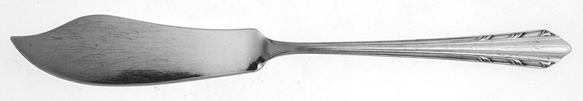 Madamoiselle (Silverplate) Flat Handle Master Butter Knife by Reed & Barton-1