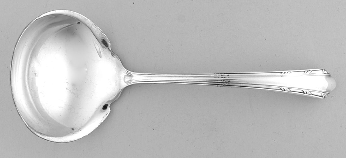 Madamoiselle (Silverplate) Solid Gravy Ladle by Reed & Barton-1