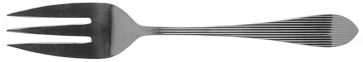 Madelaine (Stainless) Medium Solid Cold Meat Serving Fork by Reed & Barton-1