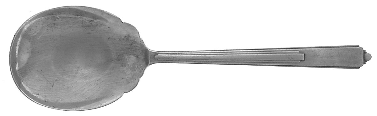 Maid of Honor (Silverplate, 1935) Solid Salad Serving Spoon by Reed & Barton-1