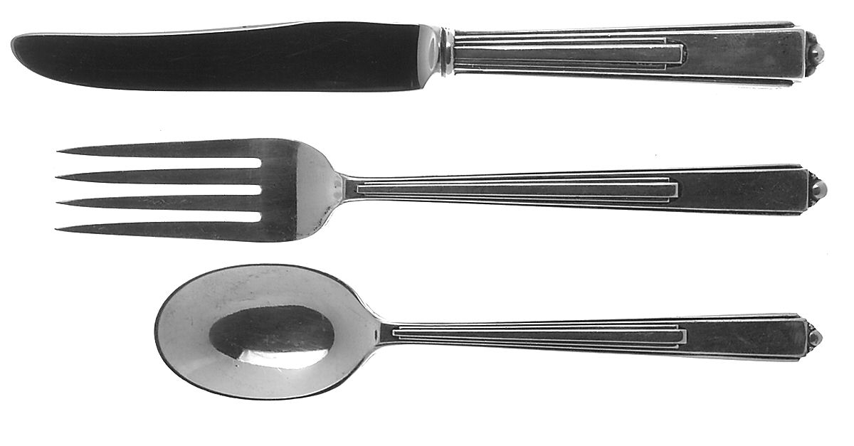 Maid of Honor (Silverplate, 1935) 3 Piece Youth Set (Knife, Fork & Spoon) by Reed & Barton-1