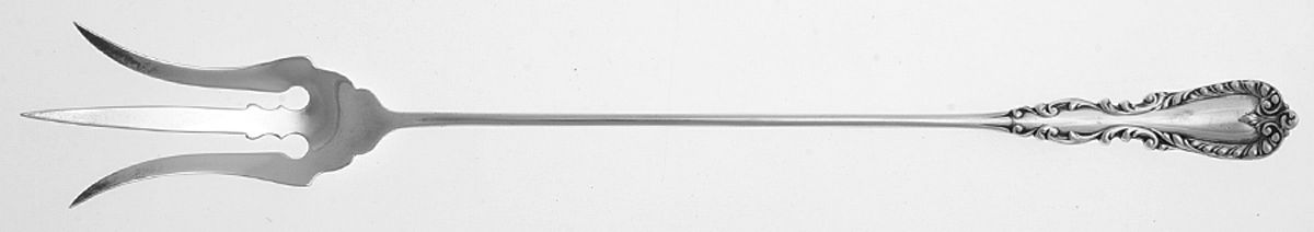Majestic (Sterling, 1894) Large Lettuce Serving Fork by Reed & Barton-1