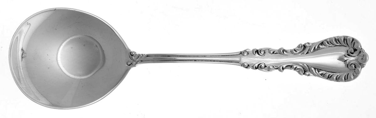 Majestic (Sterling, 1894) Round Bowl Soup Spoon (Bouillon) by Reed & Barton-1