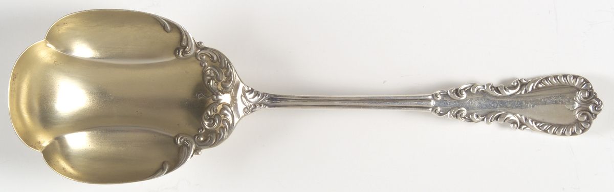 Majestic (Sterling, 1894) Large Solid Berry/Casserole Spoon by Reed & Barton-1