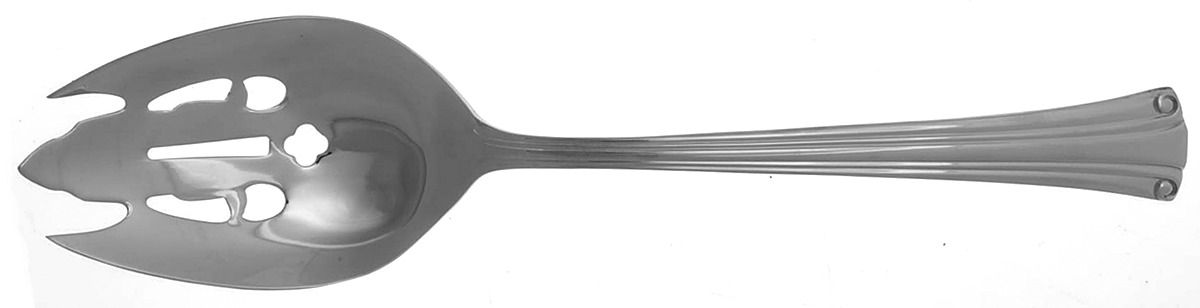 Maria Lucia Pierced Vegetable Serving Spoon by Reed & Barton-1