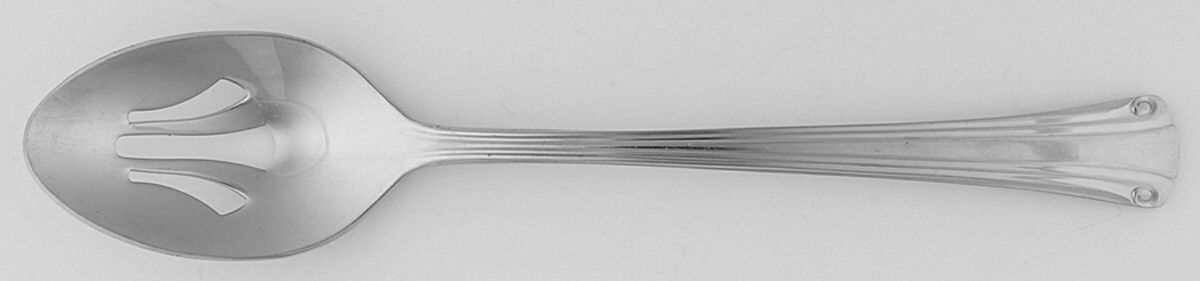 Maria Lucia Pierced Tablespoon (Serving Spoon) by Reed & Barton-1
