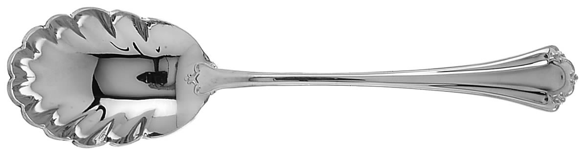 Mandolin (Stainless) Sugar Shell Spoon by Reed & Barton-1