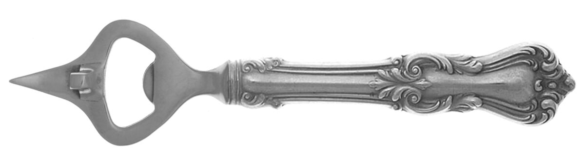 Marlborough (Sterling, 1906, No Monos) Bottle/Can Opener with Stainless Bowl HC by Reed & Barton-1