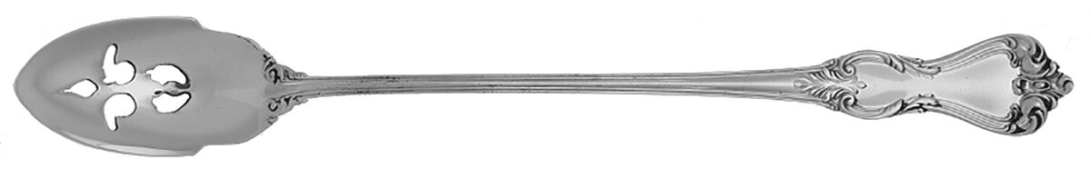 Marlborough (Sterling, 1906, No Monos) Olive Spoon Long Handle HC by Reed & Barton-1