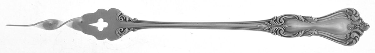 Marlborough (Sterling, 1906, No Monos) One Tine Butter Pick by Reed & Barton-1