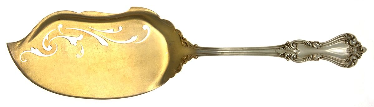 Marlborough (Sterling, 1906, No Monos) Large Solid Ice Cream Server by Reed & Barton-1