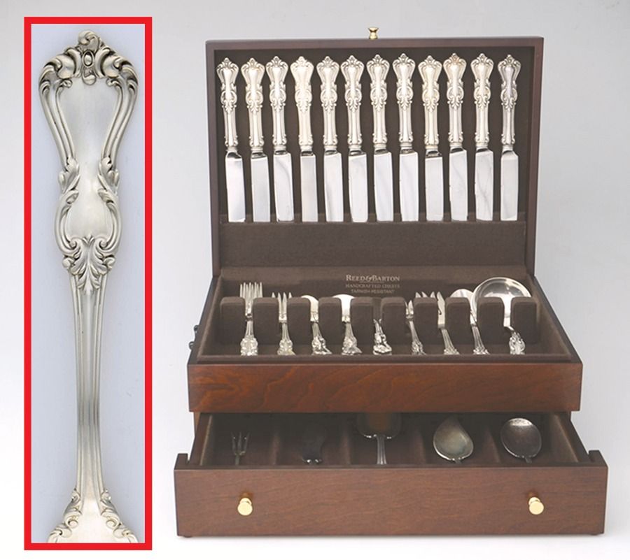 Marlborough (Sterling, 1906, No Monos) 93 Piece Set by Reed & Barton-1