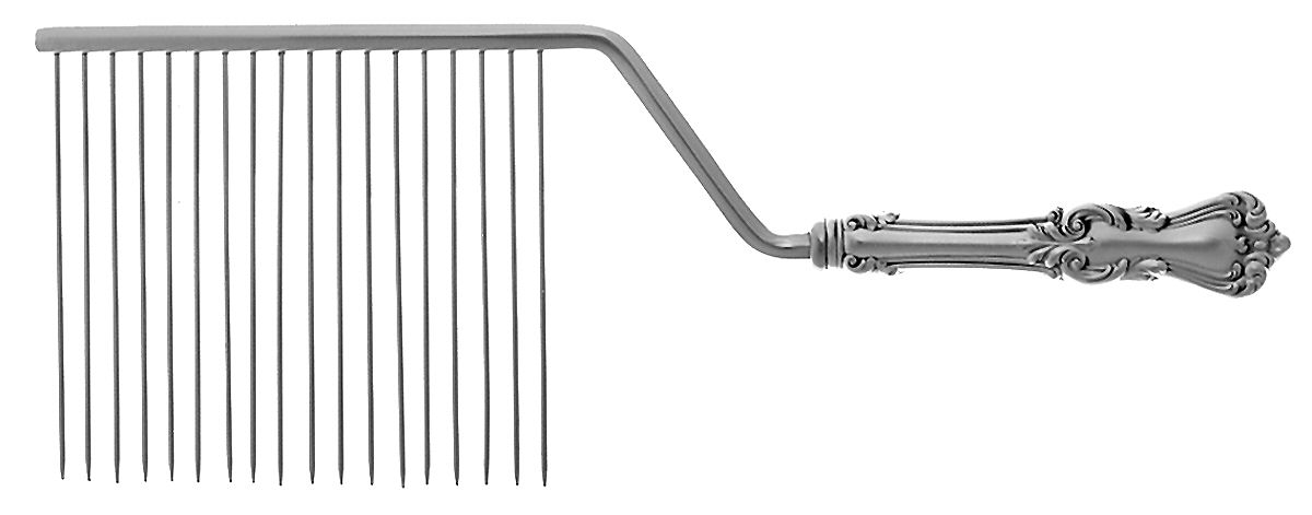 Marlborough (Sterling, 1906, No Monos) Cake Breaker with Stainless Prongs by Reed & Barton-1