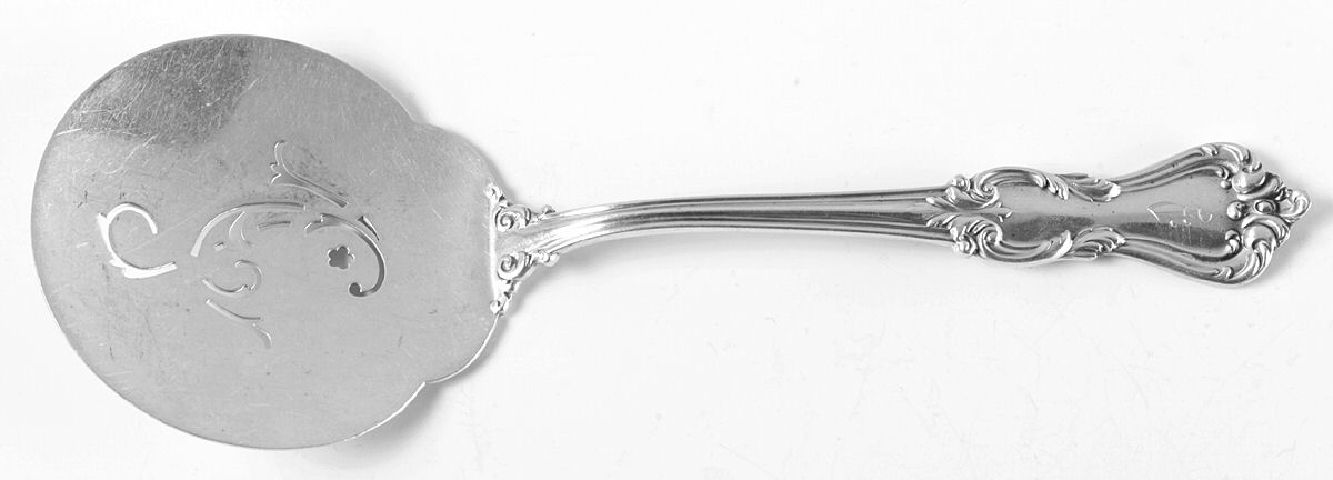 Marlborough (Sterling, 1906, No Monos) Small Tomato Server,  Solid Piece by Reed & Barton-1