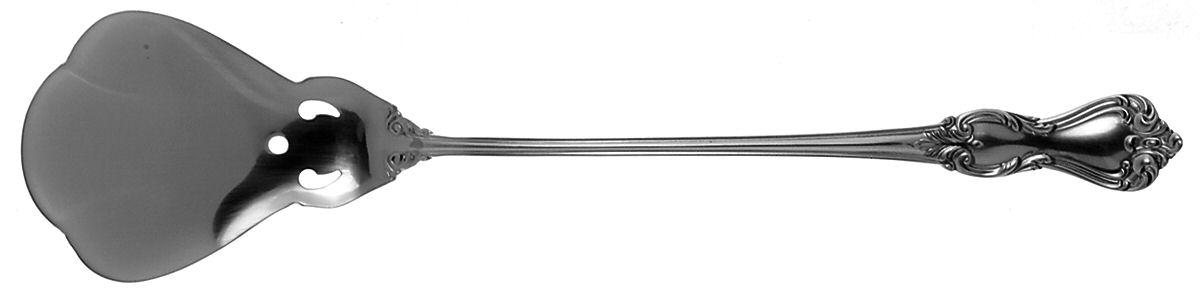 Marlborough (Sterling, 1906, No Monos) Large Lettuce Serving Spoon by Reed & Barton-1