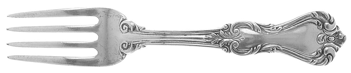 Marlborough (Sterling, 1906, No Monos) Baby Fork by Reed & Barton-1
