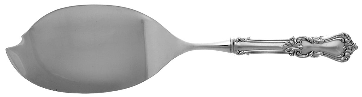 Marlborough (Sterling, 1906, No Monos) Hollow Handle Fish Serving Knife, Silverplt Blade by Reed & Barton-1