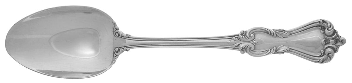 Marlborough (Sterling, 1906, No Monos) Tablespoon (Serving Spoon) by Reed & Barton-1