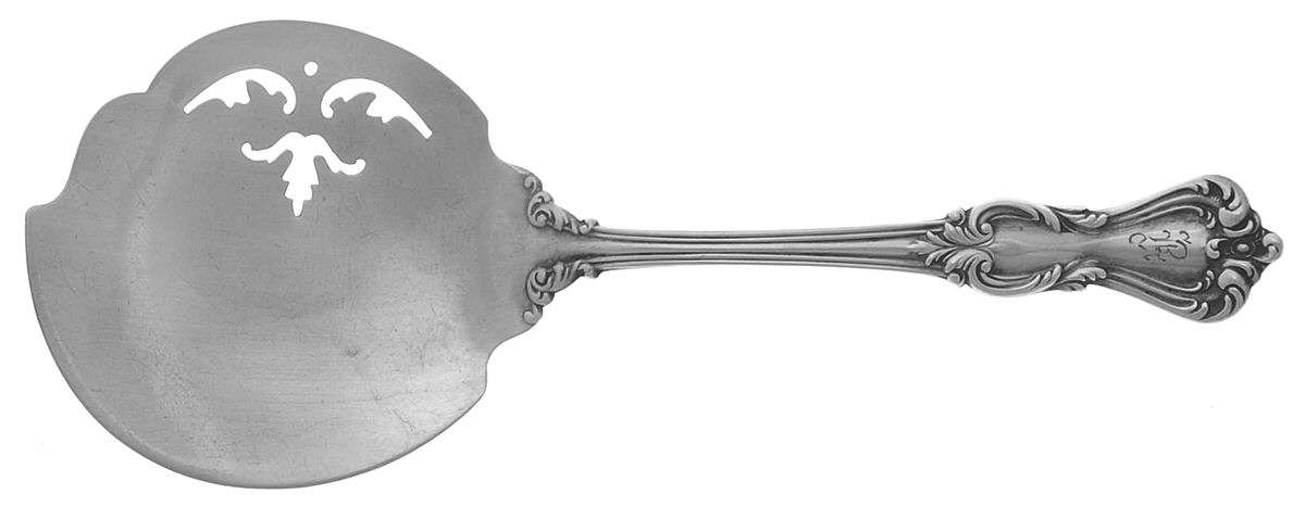 Marlborough (Sterling, 1906, No Monos) Small Cucumber/Tomato Server by Reed & Barton-1