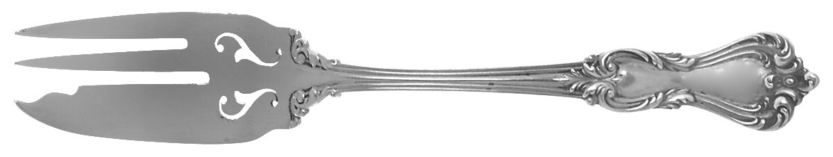 Marlborough (Sterling, 1906, No Monos) Individual Pie Fork by Reed & Barton-1