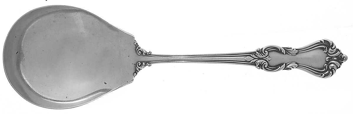 Marlborough (Sterling, 1906, No Monos) Preserve Spoon by Reed & Barton-1