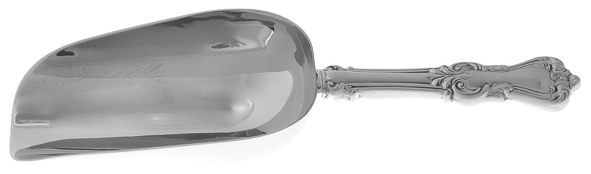 Marlborough (Sterling, 1906, No Monos) Ice Scoop with Silverplate Bowl by Reed & Barton-1