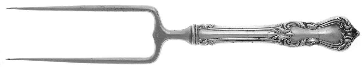 Marlborough (Sterling, 1906, No Monos) Large Joint/Roast Holder Fork by Reed & Barton-1