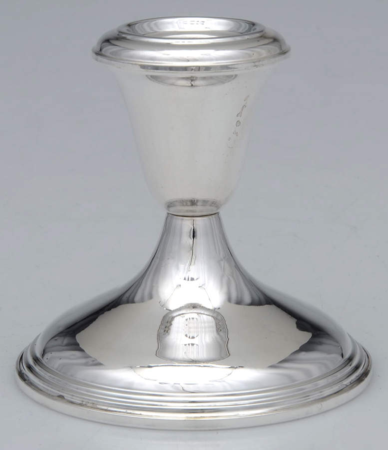Sterling Hollowware Weighted Console Candleholder by Reed & Barton-1