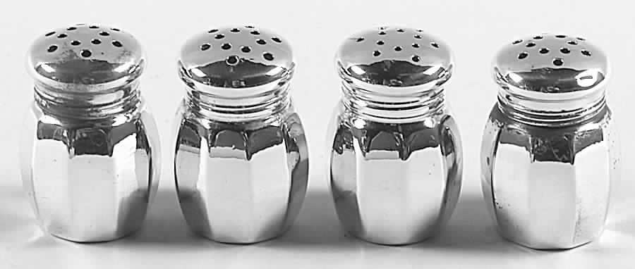 Sterling Hollowware Individual Salt and Pepper Set (4 Sets) by Reed & Barton-1