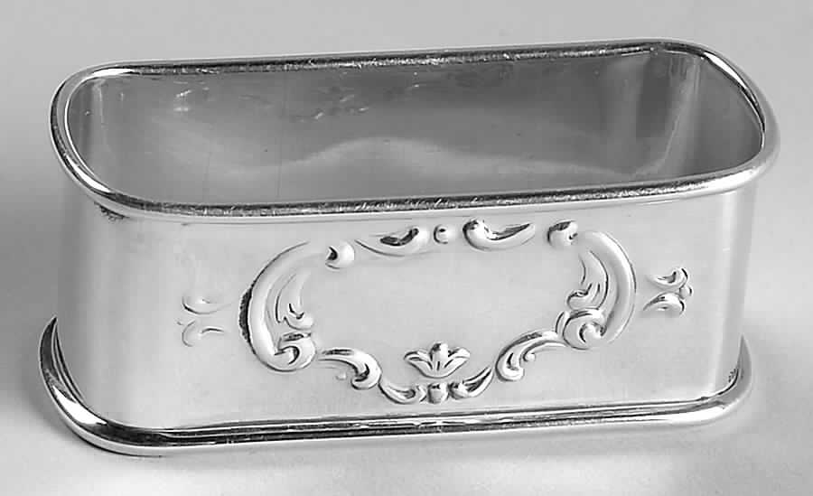 Sterling Hollowware Oblong Napkin Ring by Reed & Barton-1