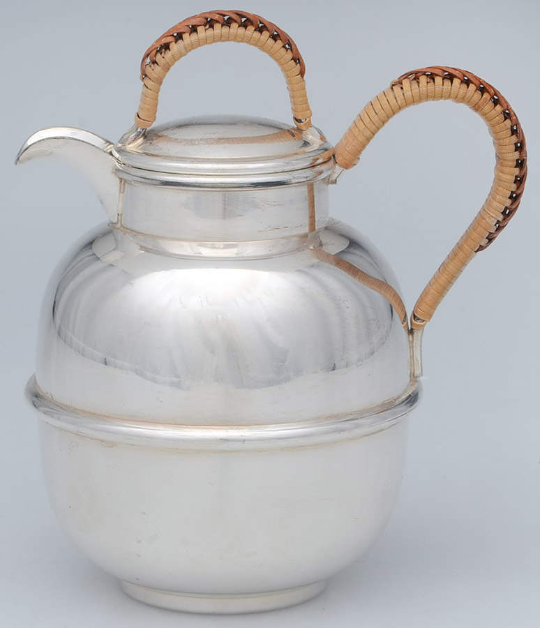 Silverplate Hollowware Carafe Guernsey Jug (Has Stopper) by Reed & Barton-1