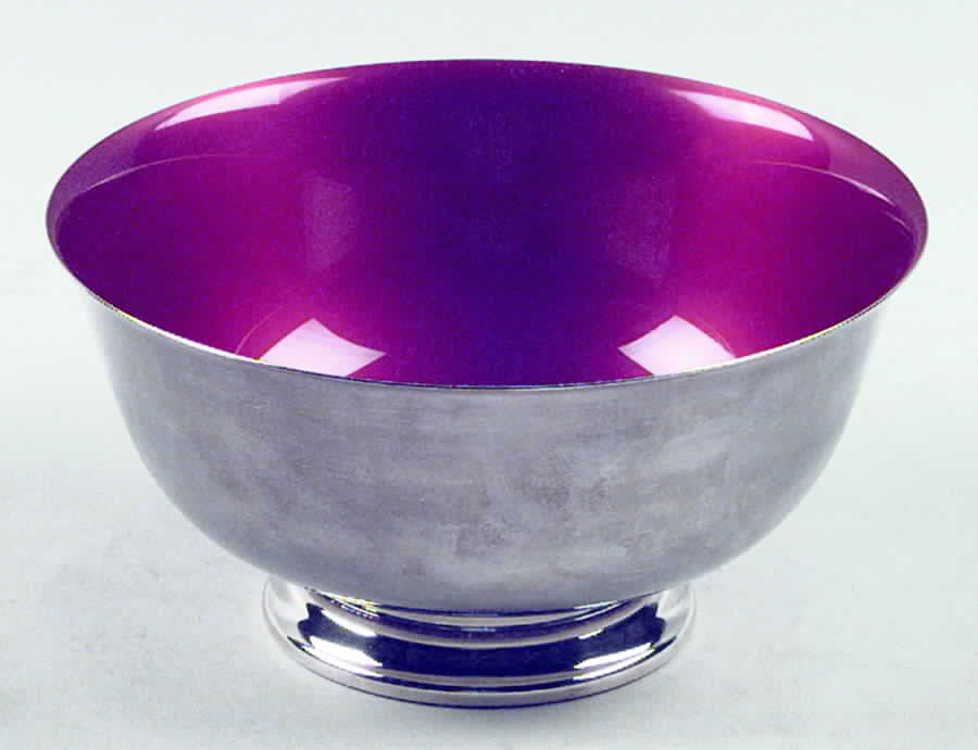 Paul Revere Bowls (Silverplate, Hollowware) Glazed Plated Paul Revere Bowl by Reed & Barton-1