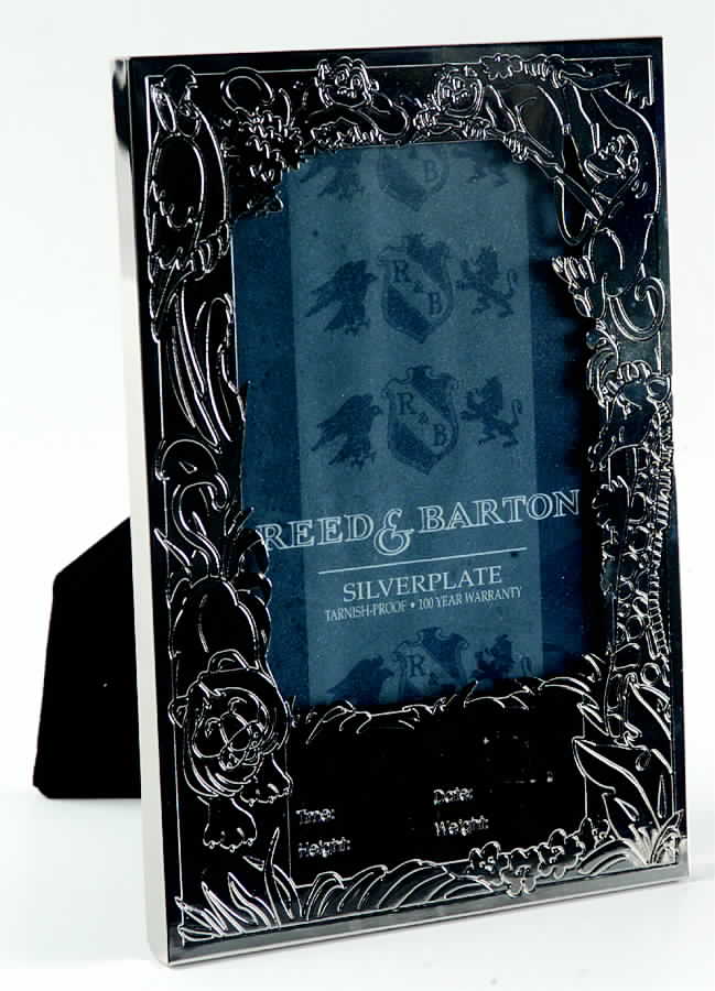 Silverplate Hollowware 5" X 7" Picture Frame by Reed & Barton-1