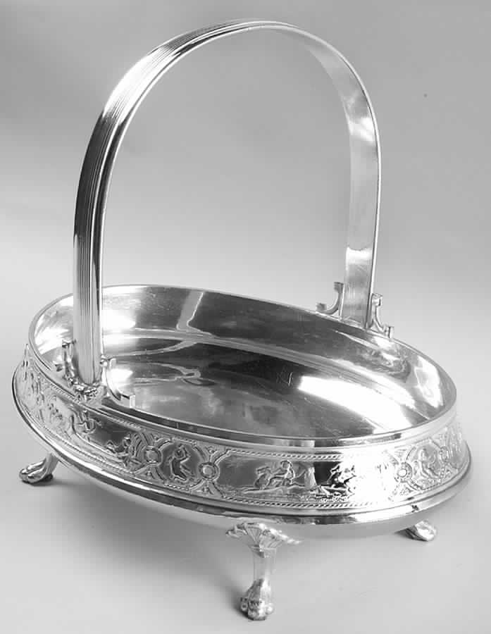 Silverplate Hollowware Basket by Reed & Barton-1