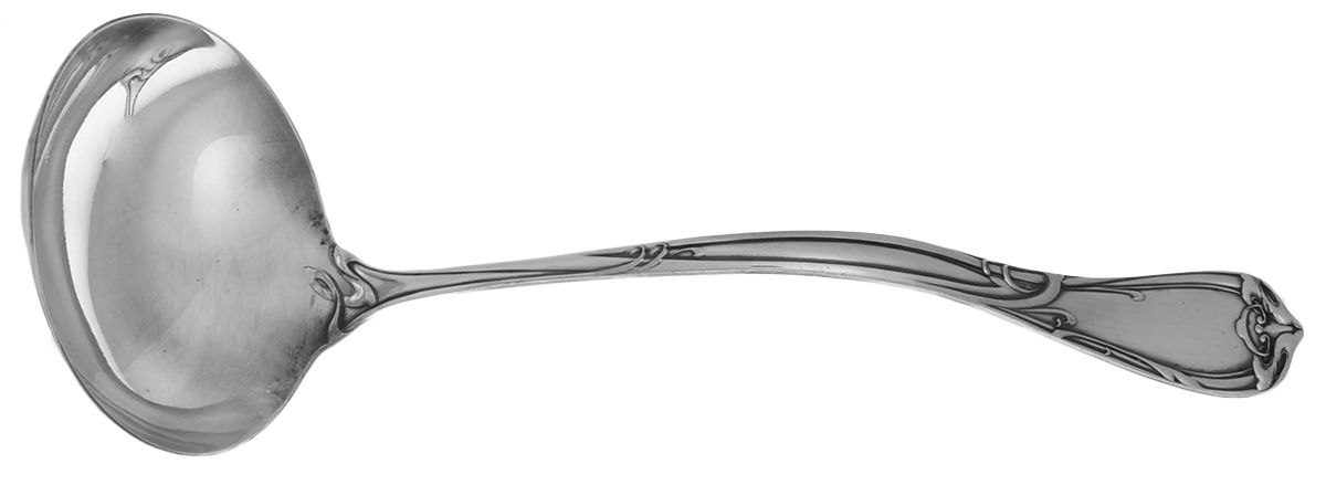 Modern Art (Silverplate, 1904) Solid Soup Ladle by Reed & Barton-1