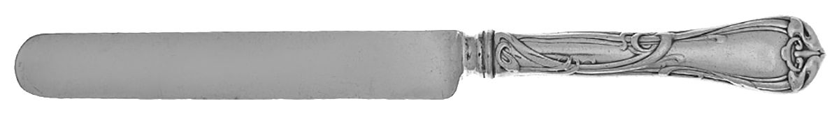 Modern Art (Silverplate, 1904) Blunt Hollow Knife with Bolster by Reed & Barton-1