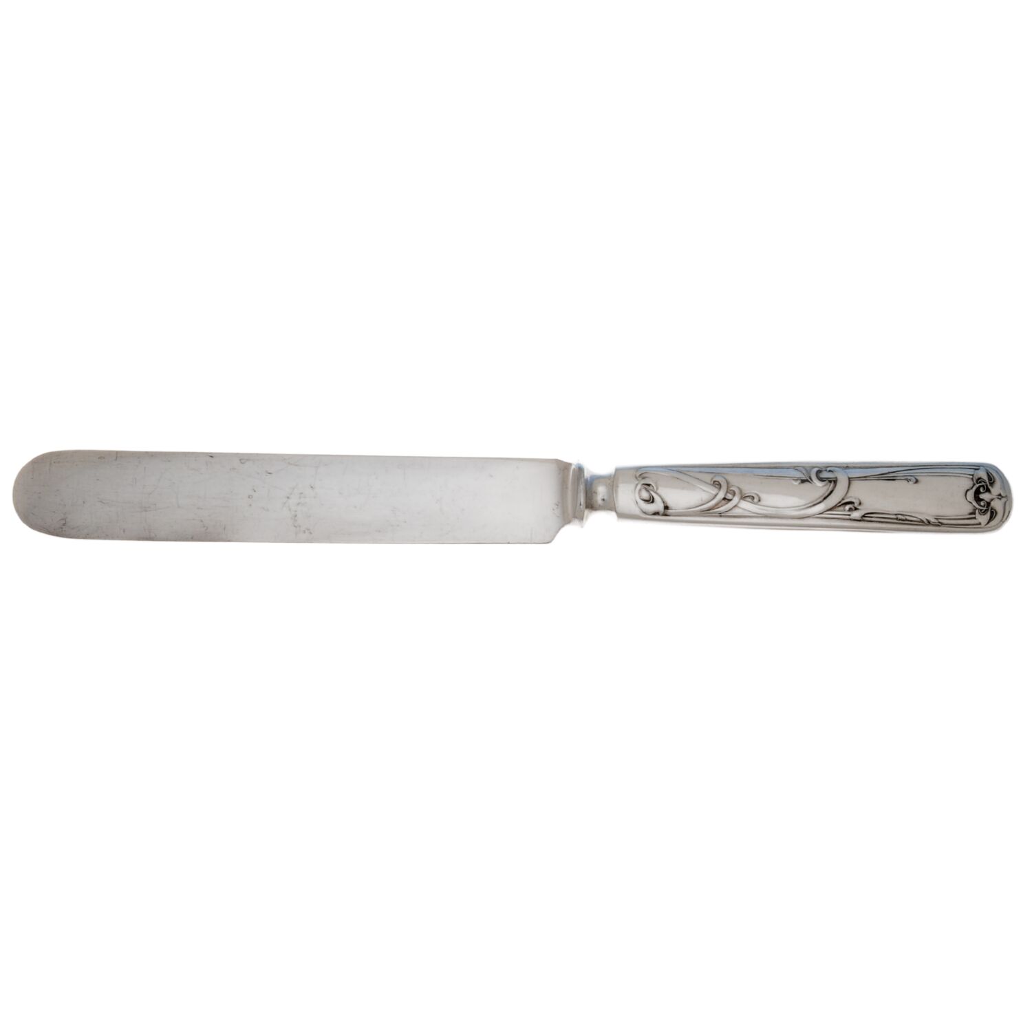 Modern Art (Silverplate, 1904) Blunt Solid Knife by Reed & Barton-1