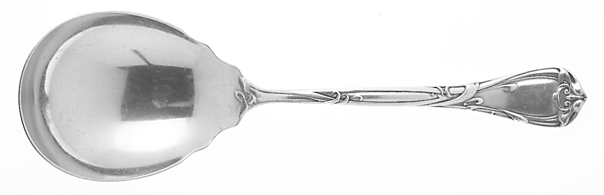 Modern Art (Silverplate, 1904) Medium Solid Berry/Casserole Spoon by Reed & Barton-1