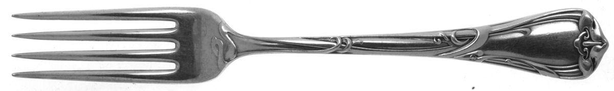 Modern Art (Silverplate, 1904) Fork by Reed & Barton-1