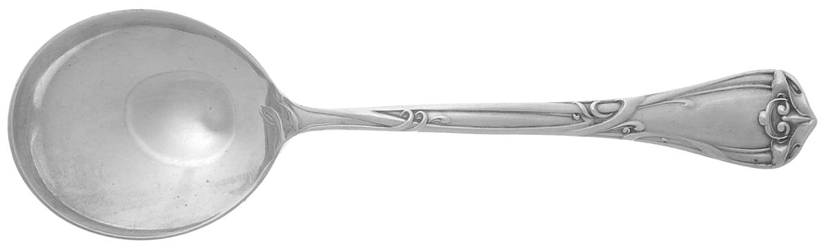 Modern Art (Silverplate, 1904) Round Bowl Soup Spoon (Gumbo) by Reed & Barton-1